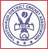 The logo of Thoothukudi District Cricket Association