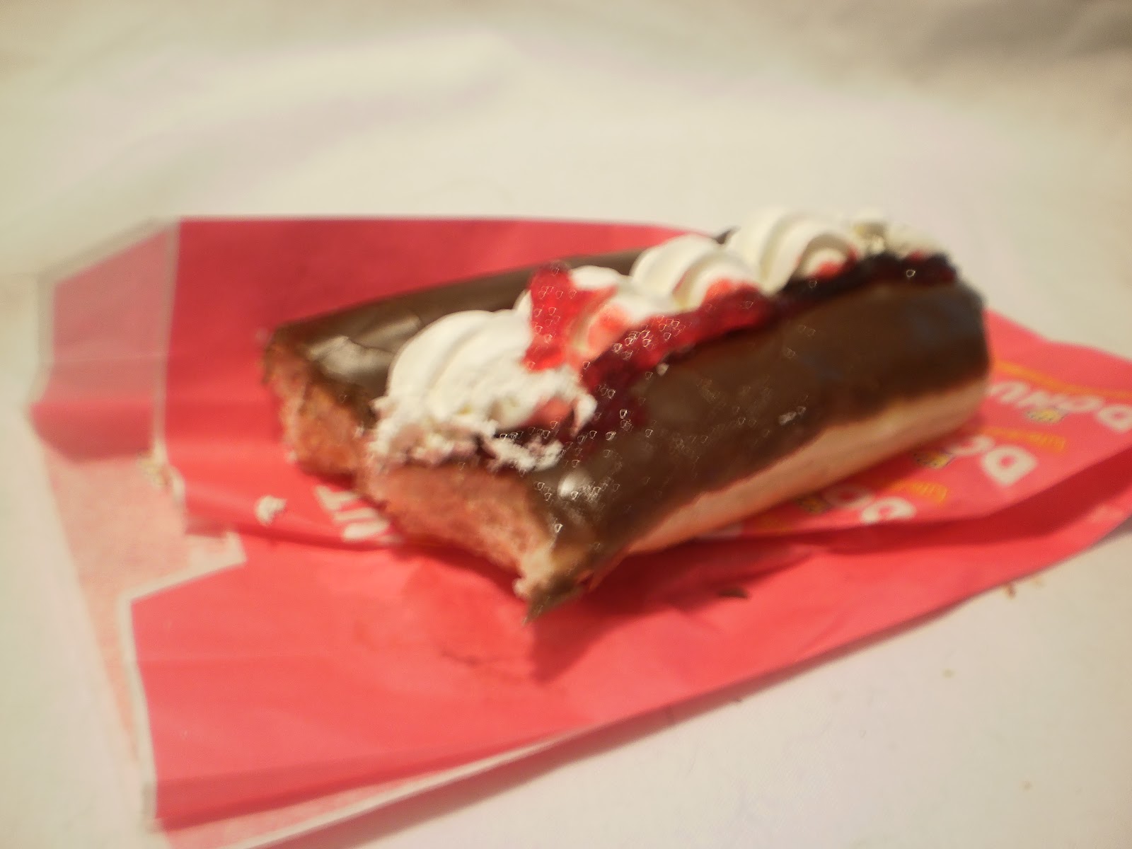 Junk Food Journal Donut King Chocolate Eclair