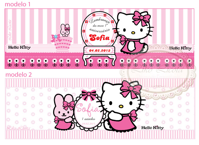 rótulos personalizados hello kitty