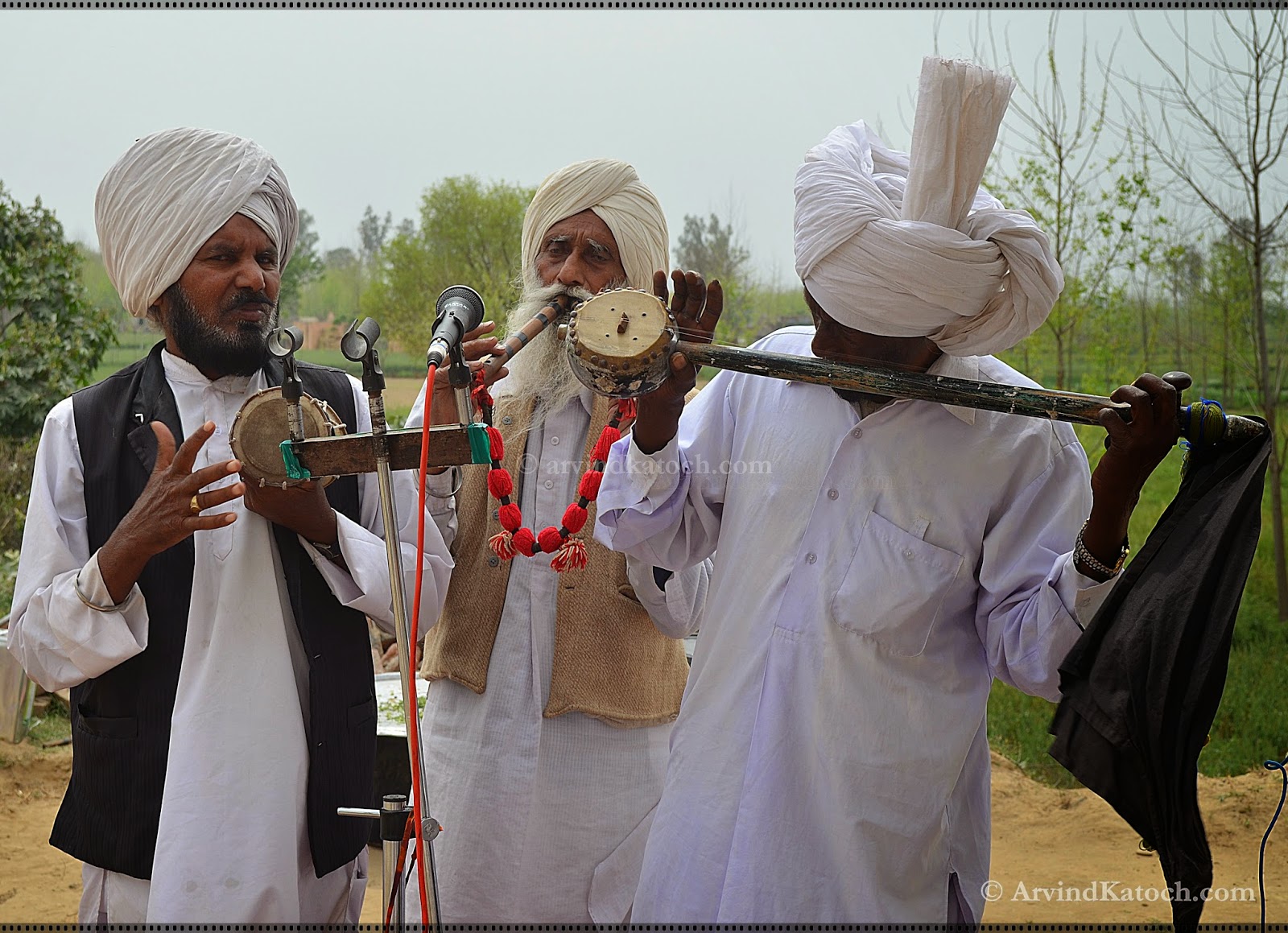 Arvind Katoch Photography Traditional Punjabi Folk Singers with Dafli