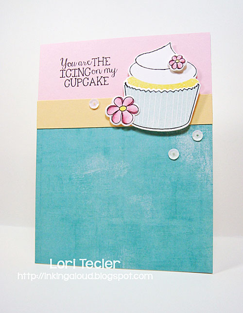 The Icing on my Cupcake card-designed by Lori Tecler/Inking Aloud-stamps and dies from Avery Elle The Icing on my Cupcake card-designed by Lori Tecler/Inking Aloud-stamps and dies from Avery Elle