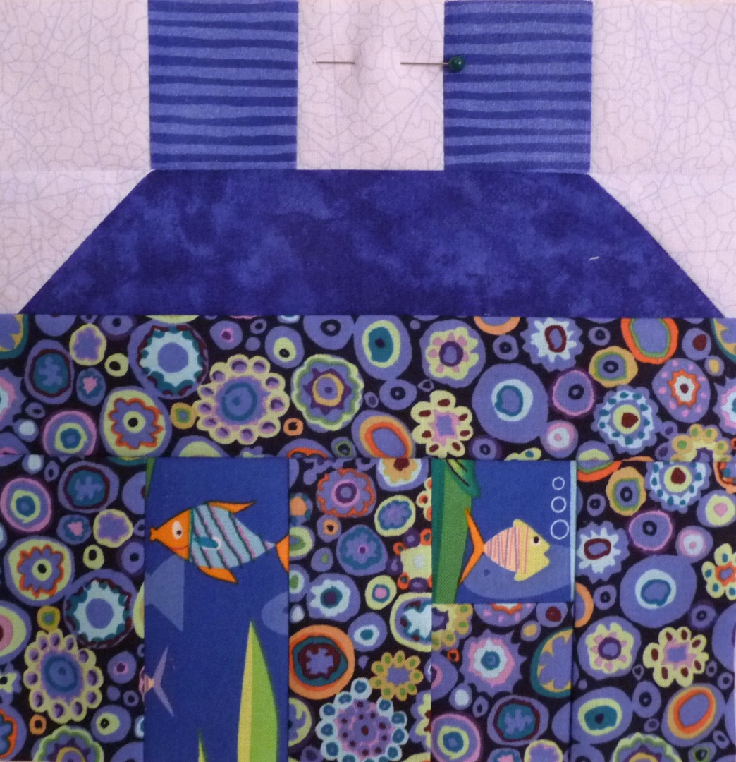 Quilting on the Crescent Little Blue House