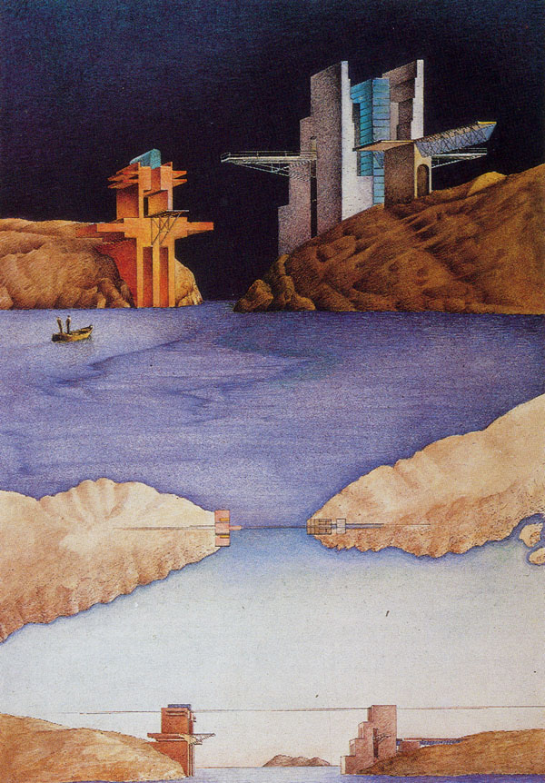 squaregrid Massimo Scolari, Watercolors 19651980