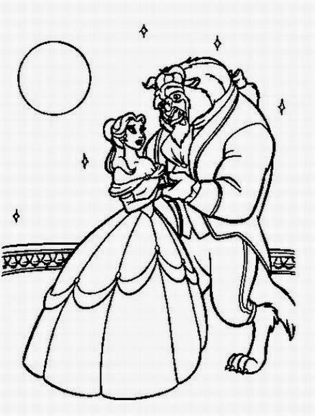 Disney coloring pages coloring.filminspector.com Beauty and the Beast