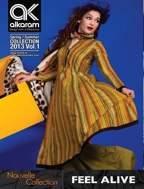 Spring/Summer Lawn Collection 2013 Vol-1 By Alkaram