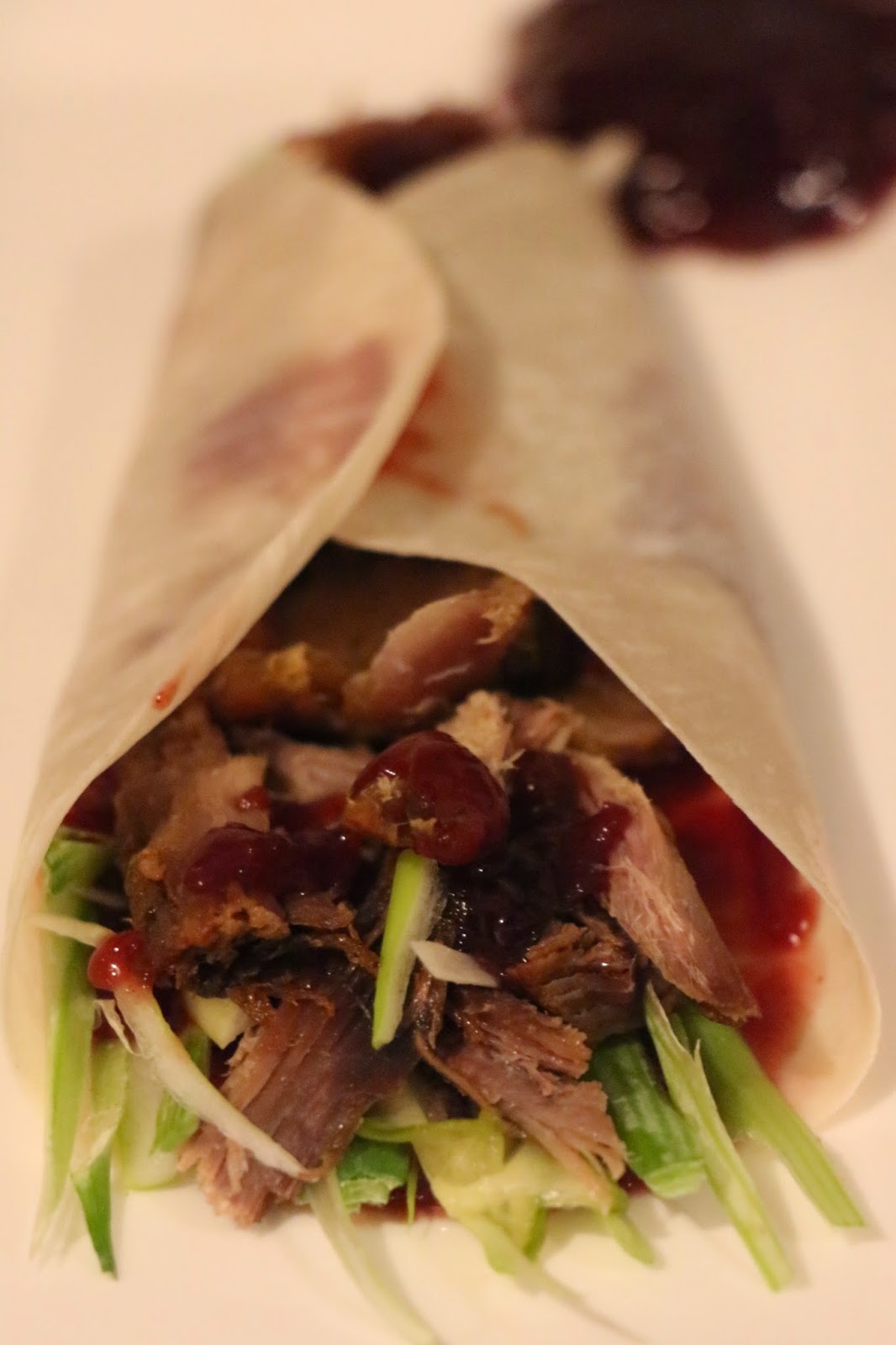 FLOWER POT KITCHEN PEKING DUCK CRISPY PANCAKES AND FIVE SPICED PLUM SAUCE