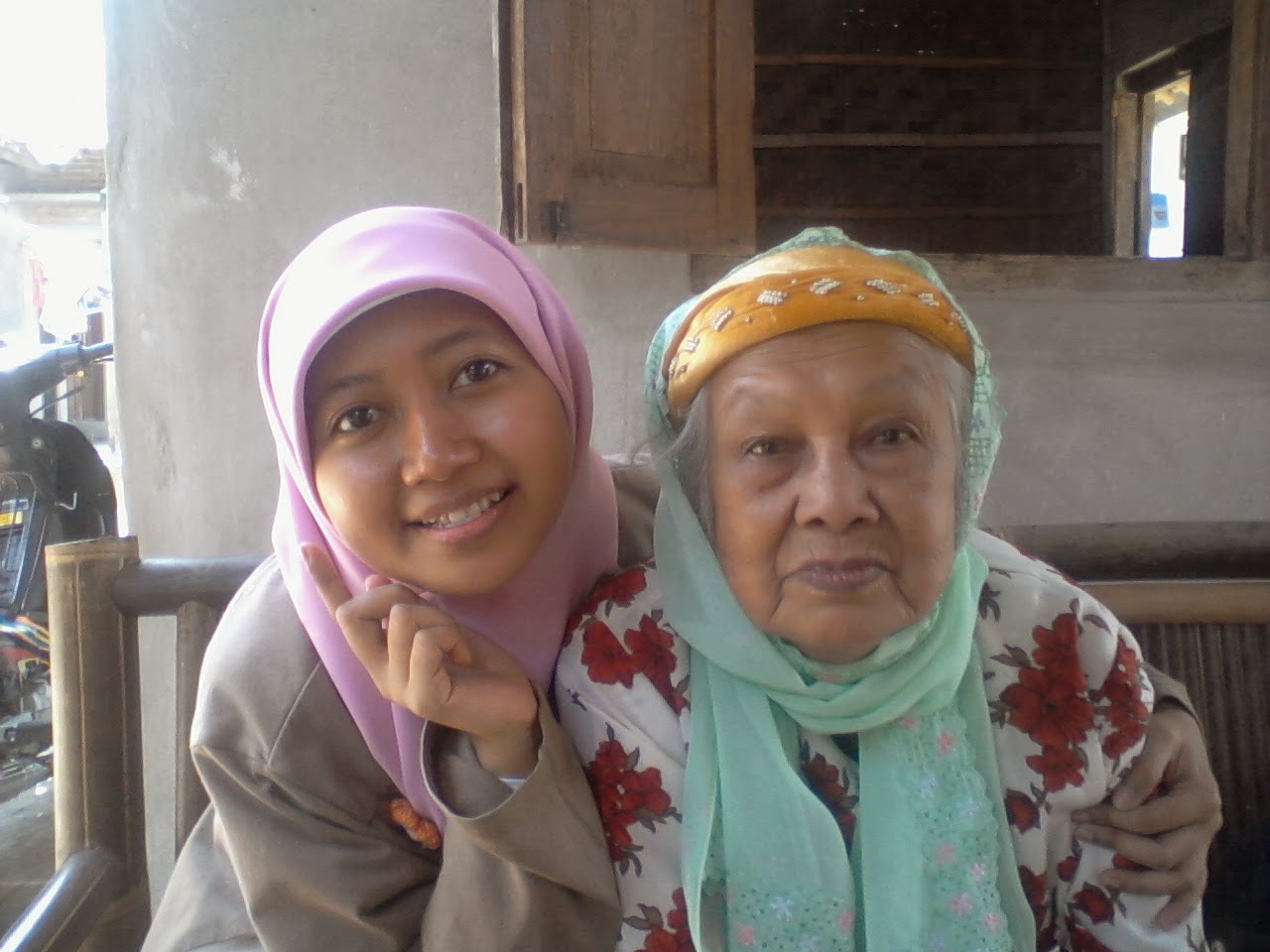 With My Beloved Grandma