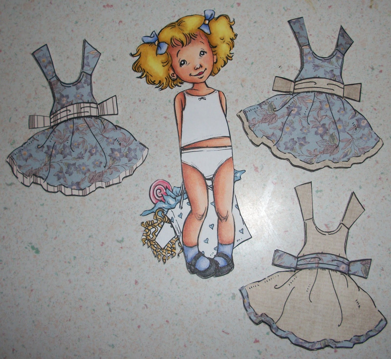 For the Love of Cardmaking Trudy, Paper doll or card??