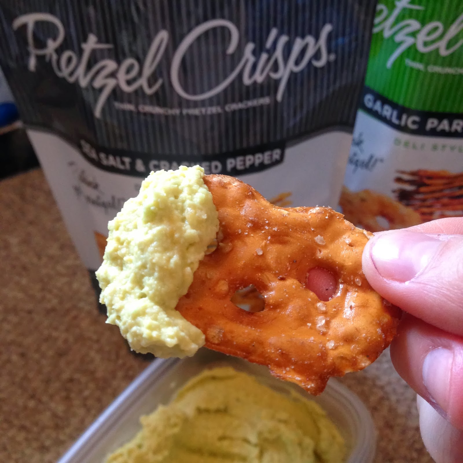 Truffles n' Treadmills Delicious Dips (Pretzel Crisps® Review)
