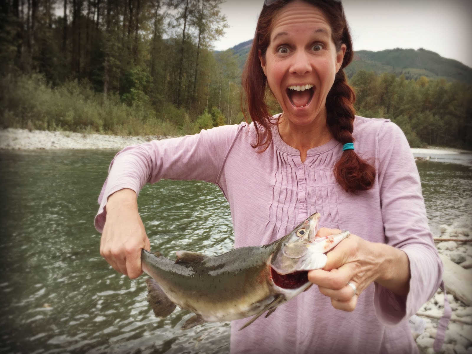 Marblemount Homestead Fishing fever, or "Why my sons hugged their