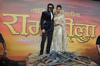 Deepika and Ranveer at the Ram Leela First Look launch-