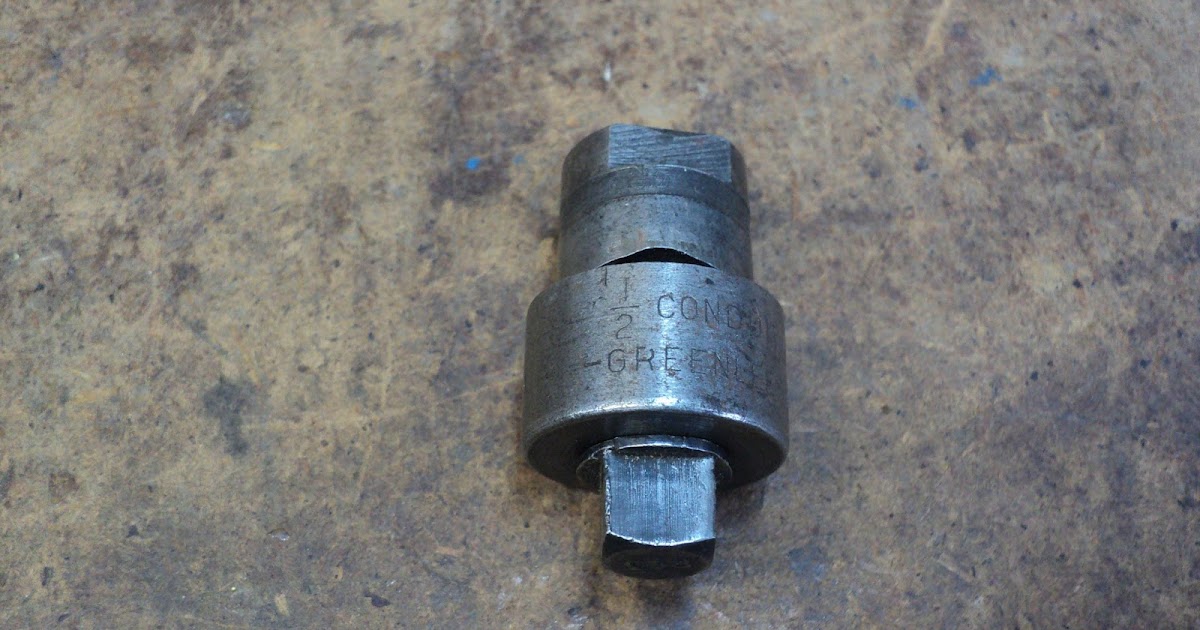 The Whole Garage Catalogue A Greenlee 1/2" Conduit Chassis Punch