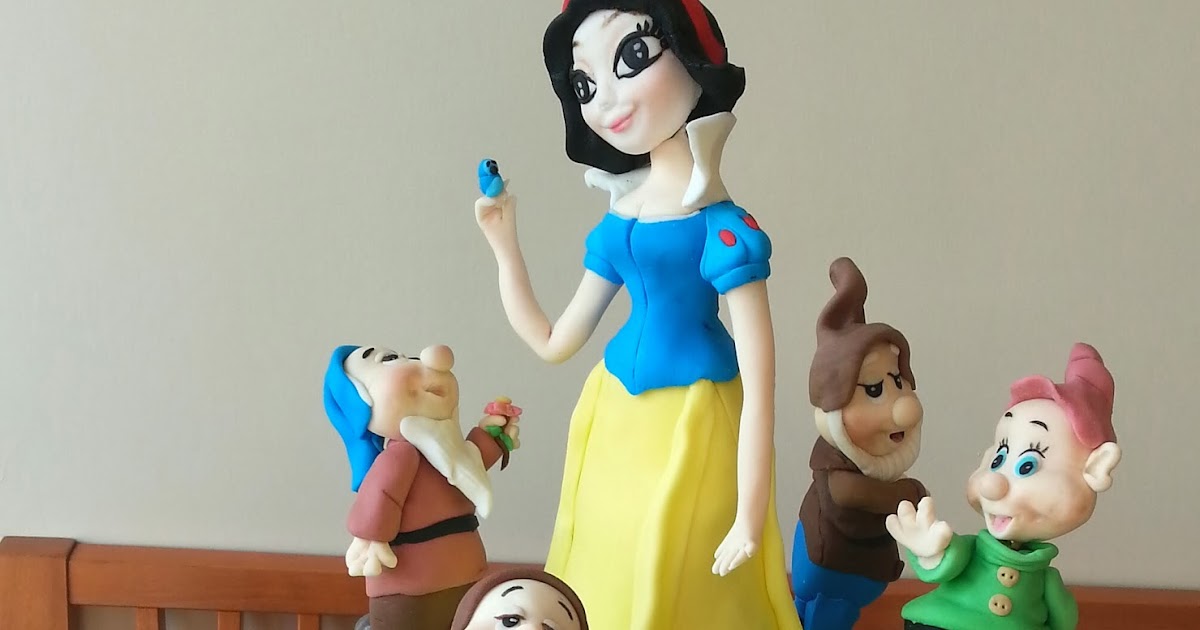Tatlıbirşeyler pamuk prenses ve yedi cüceler pasta