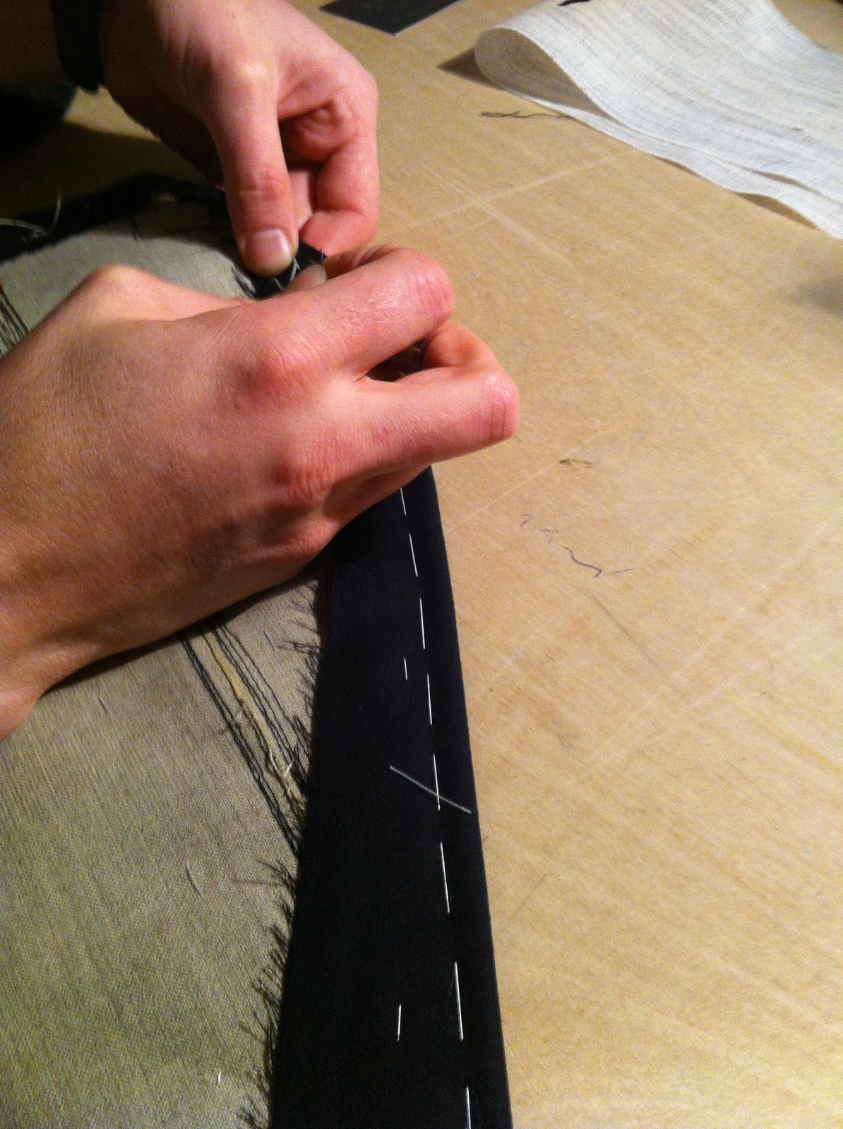 Rory Duffy Handcraft Tailor Vest making, Shaping and Taping, Hand sewn