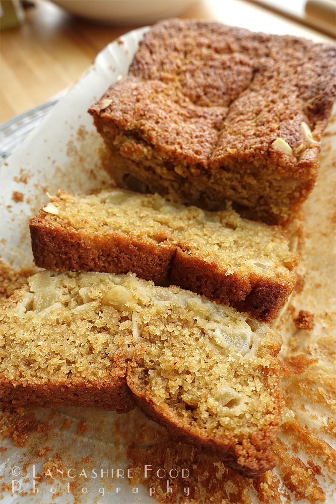 Lancashire Food Pear, ginger and cardamon loaf