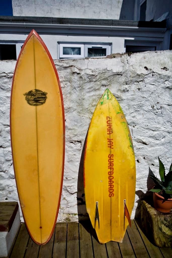 vintage surfboard collector UK Zuma Jay kneeboard