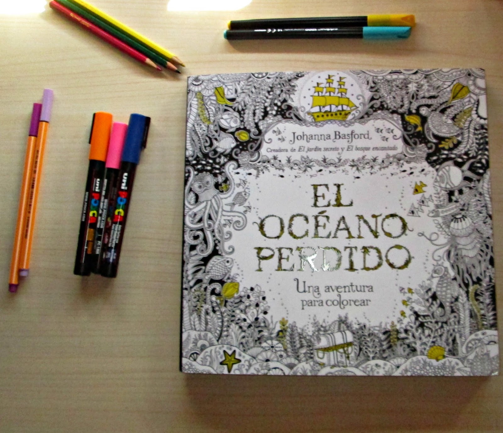 Libros: El océano perdido, de Johanna Basford | Estrellas con nueces