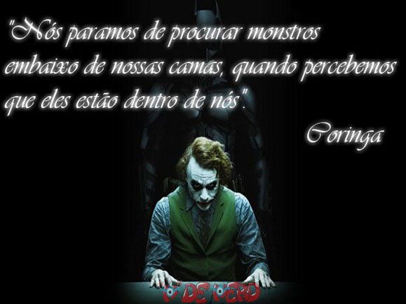 Featured image of post Frases Do Coringa Triste Frases de terror do coringa