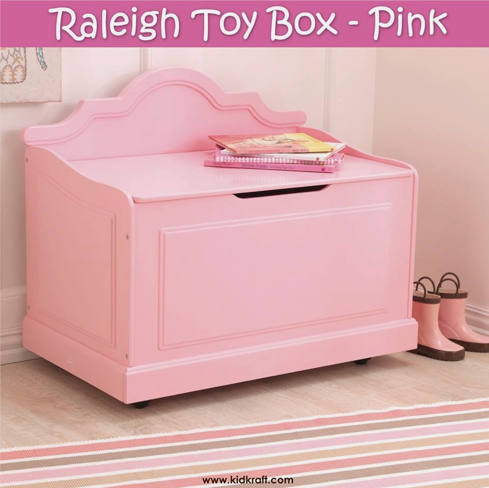 KidKraft Toys & Furniture NEW! Raleigh Toy Box in Pink. In Stores.
