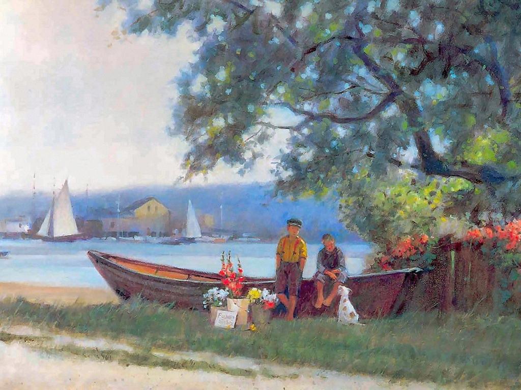 Bill's Backgrounds Paul Landry Captain's Garden Part 1