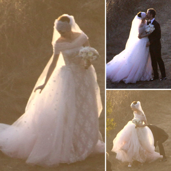 {style} Anne Hathawayâ... Anne Hathaway Wedding Dress