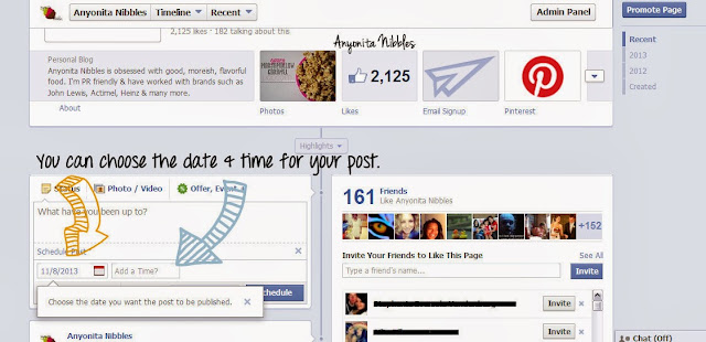 Autoschedule photos on Facebook Step 2 from www.anyonita-nibbles.com