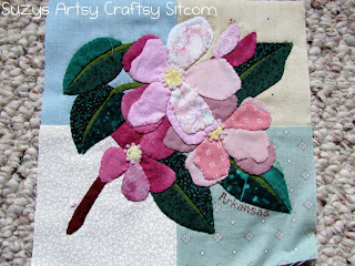 appliqued state flower arkansas appliqued state flower arkansas