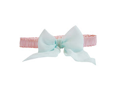 the bow silk satin garter