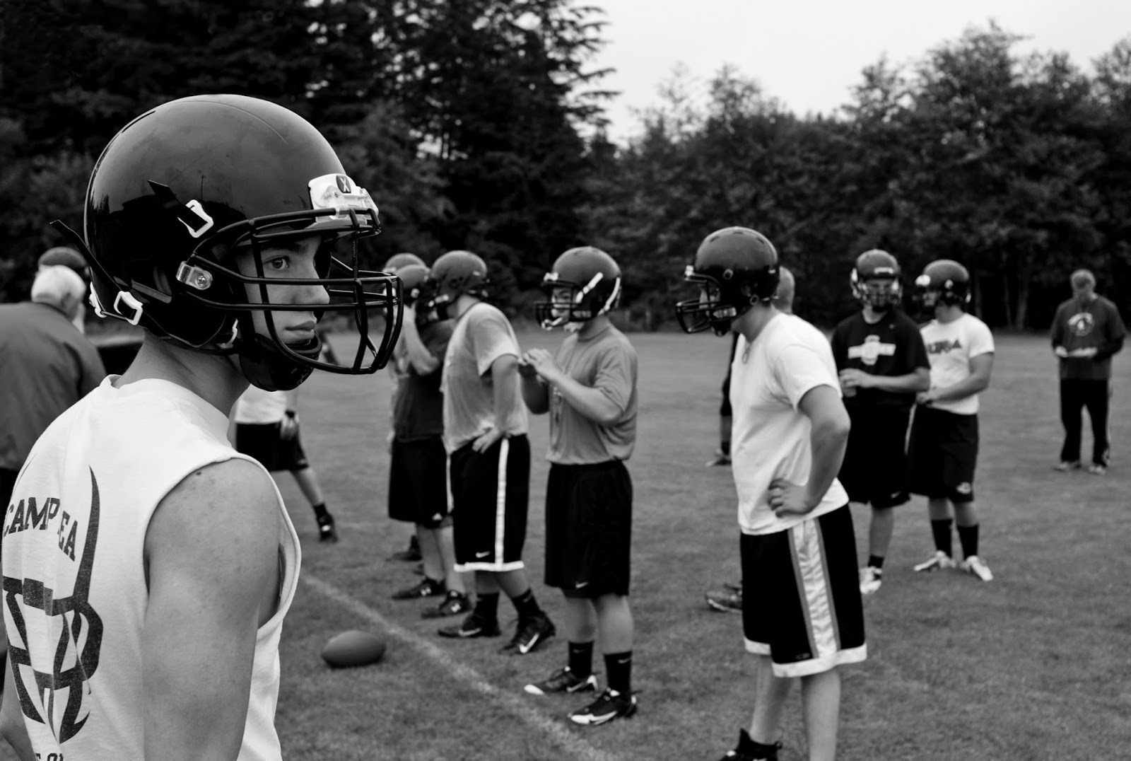 Picture Window photo blog Preseason football practices, Naselle, Ilwaco, Wa.