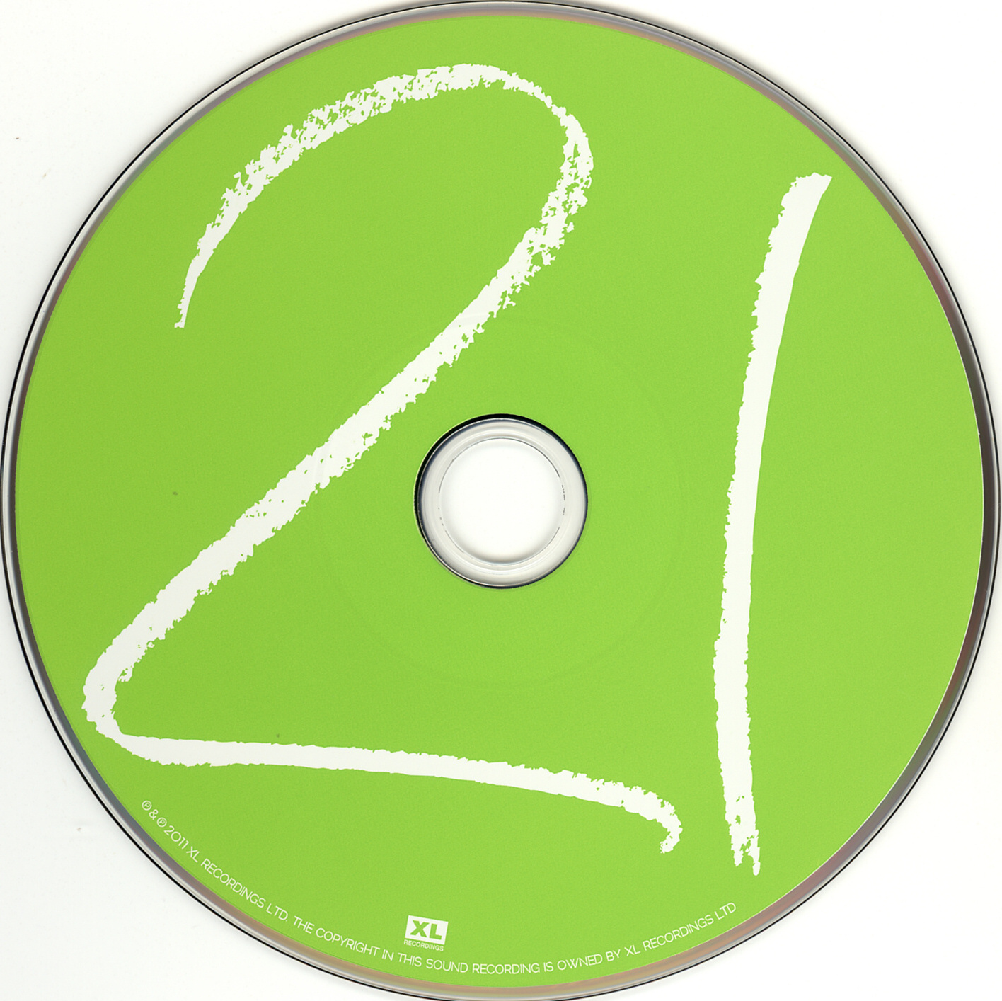 Adele+21+cd+label