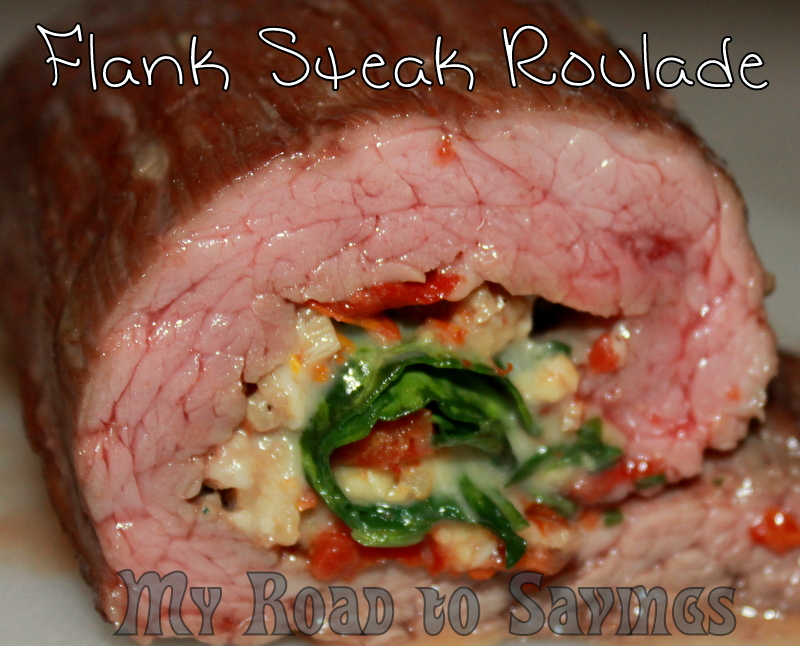 Learning the Ropes...One Recipe at a Time Flank Steak Roulade