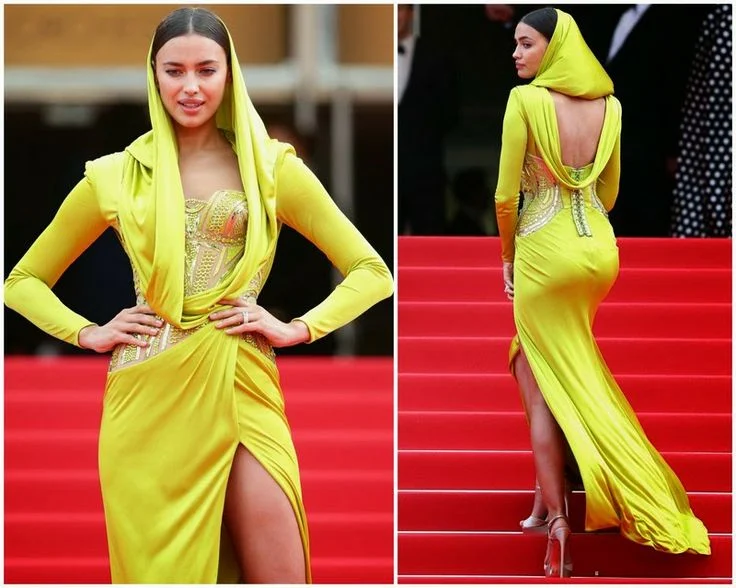 Cannes Film Festival Premiere - Irina Shayk in Atelier Versace 