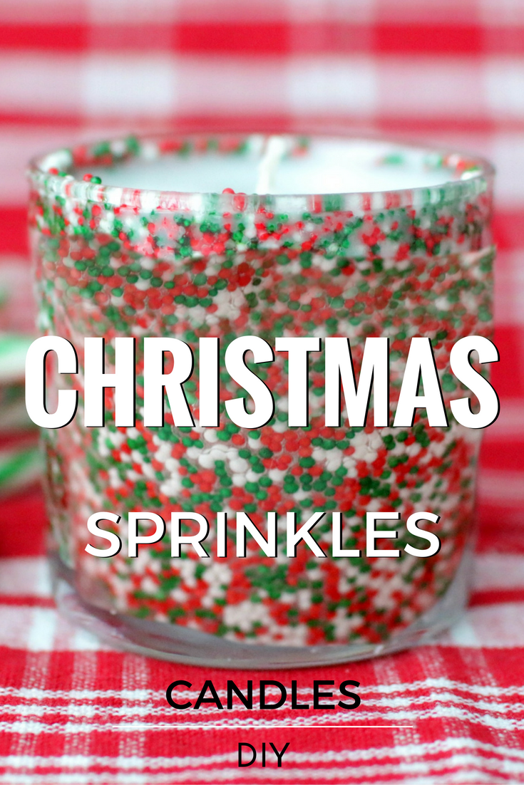 Elle Sees Beauty Blogger in Atlanta DIY Christmas Sprinkles Candle
