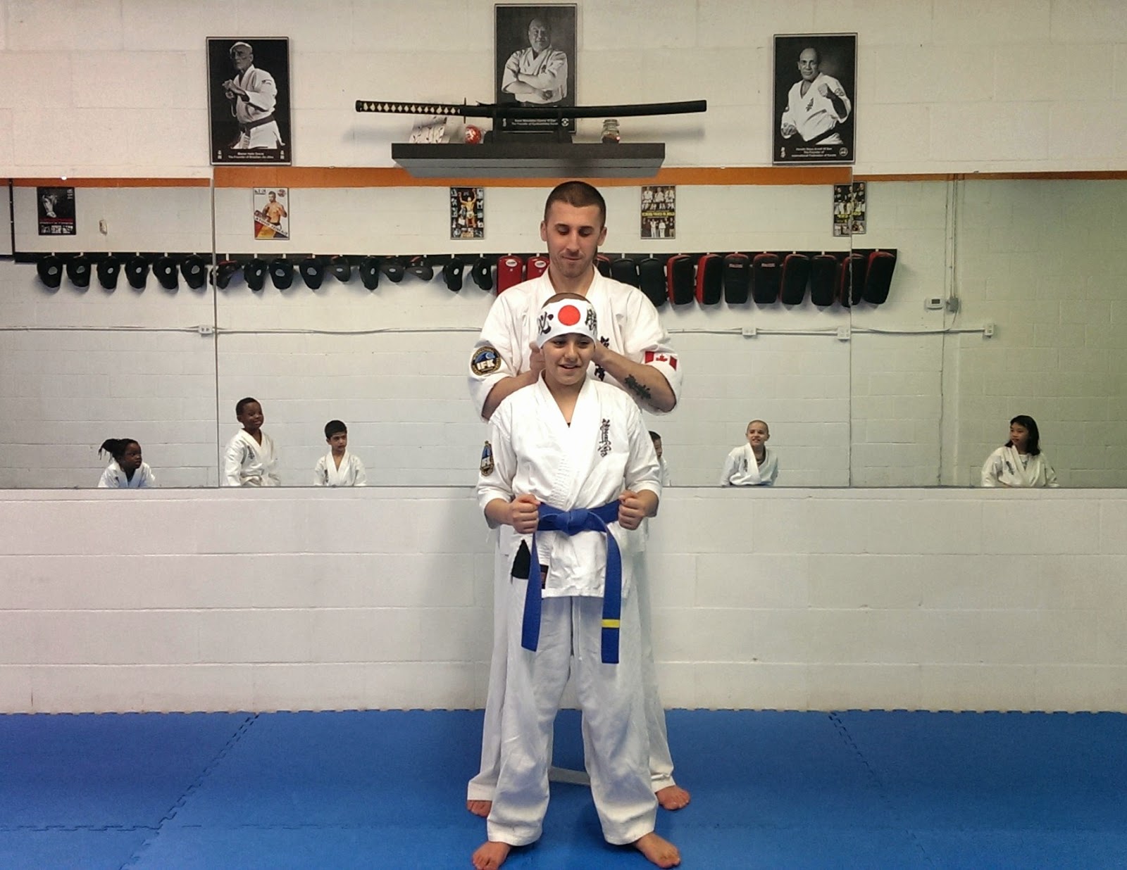 CONTACT KICKS MARTIAL ARTS GSP headband for dedication