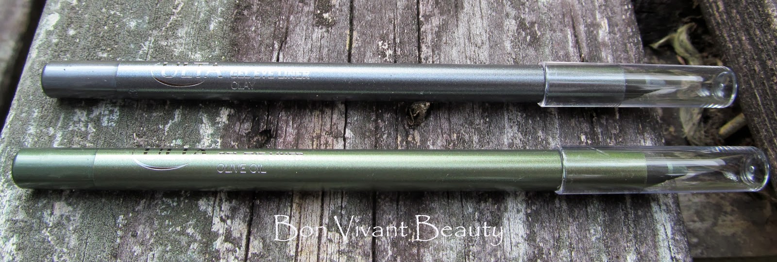 Bon Vivant Beauty Ulta Gel Eyeliners in Clay and Olive Oil