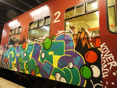 oahu pikles Kover Noach train graffiti