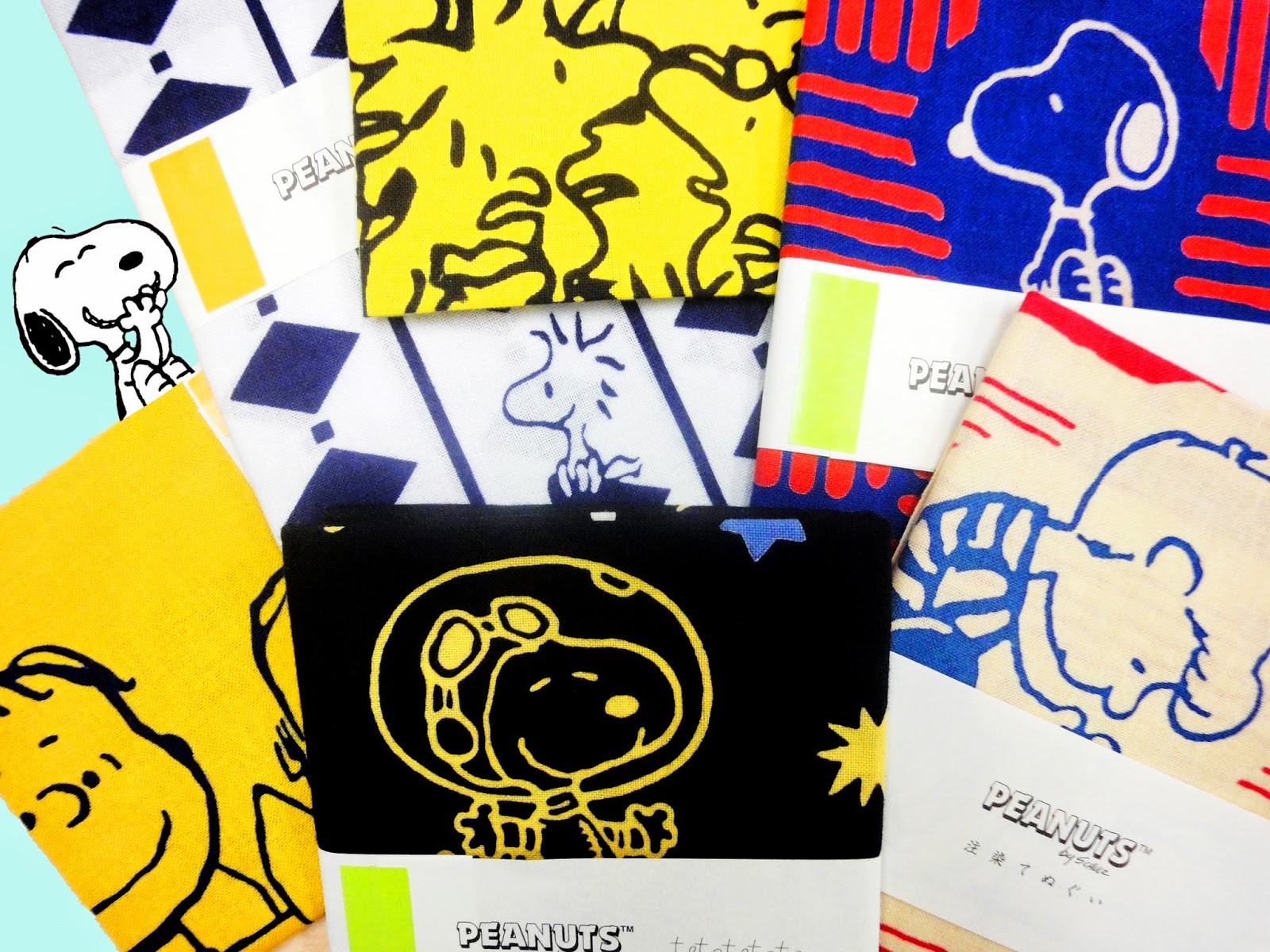 浅草 手ぬぐい屋くるりブログ Snoopy 手ぬぐい揃ってますその1