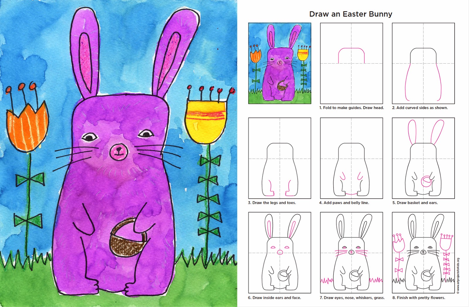 Draw an Easter Bunny | Art Projects for Kids | Bloglovin’