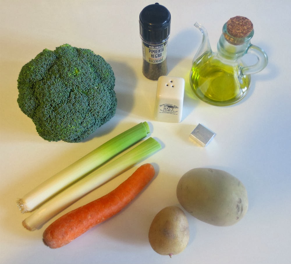 Ingredientes crema de brócoli