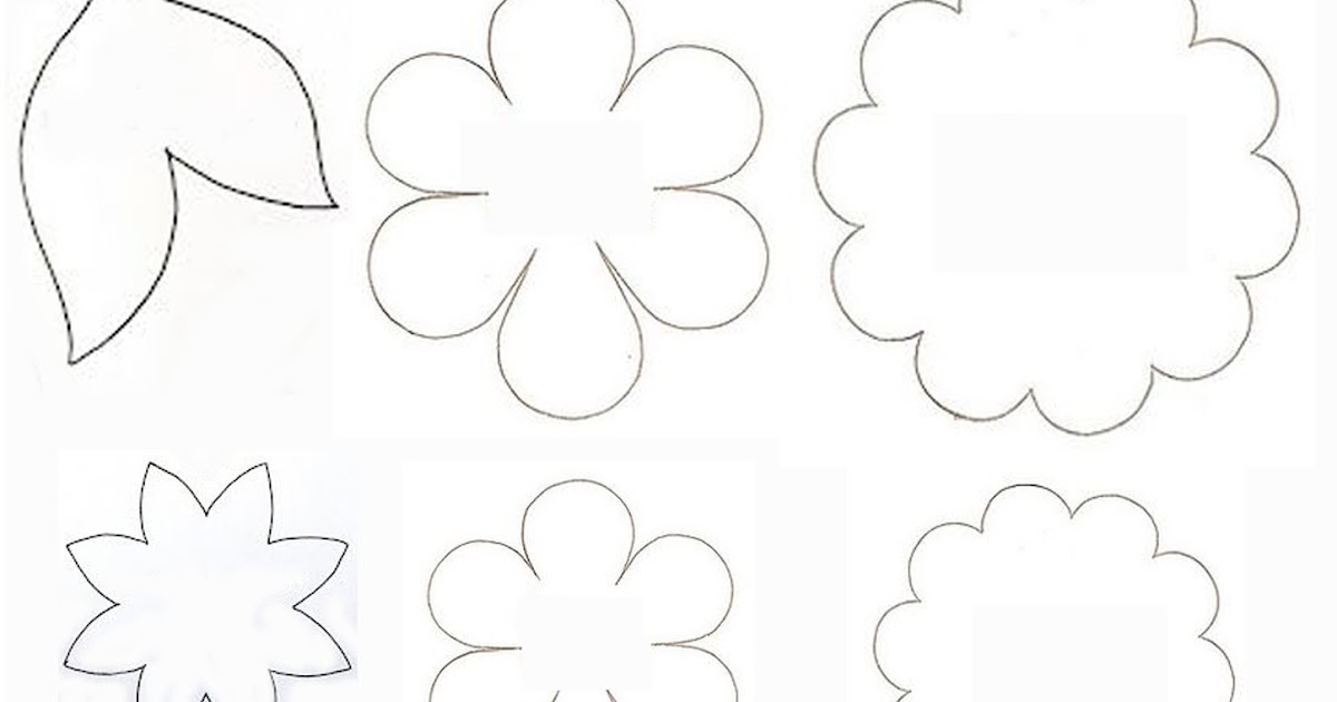 Nella valigia della Buru: Cartamodelli per fiori e foglie