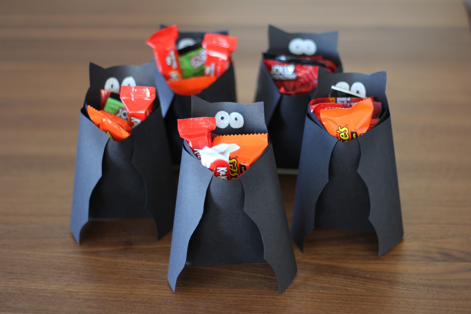 DIY Halloween Bat Candy Holder Tutorial Lou Lou Girls