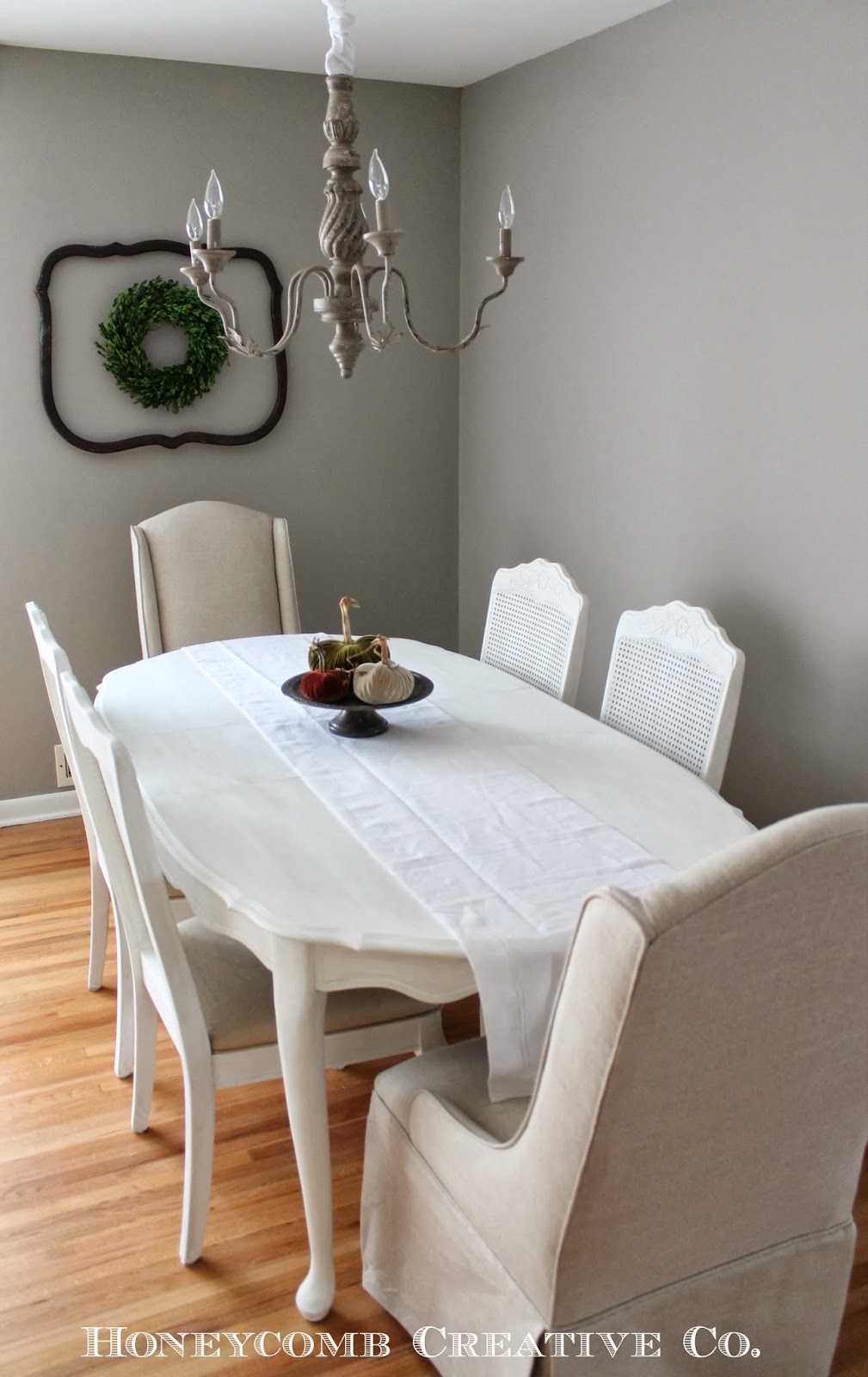 12th and White Our Dining Room and Painted Table