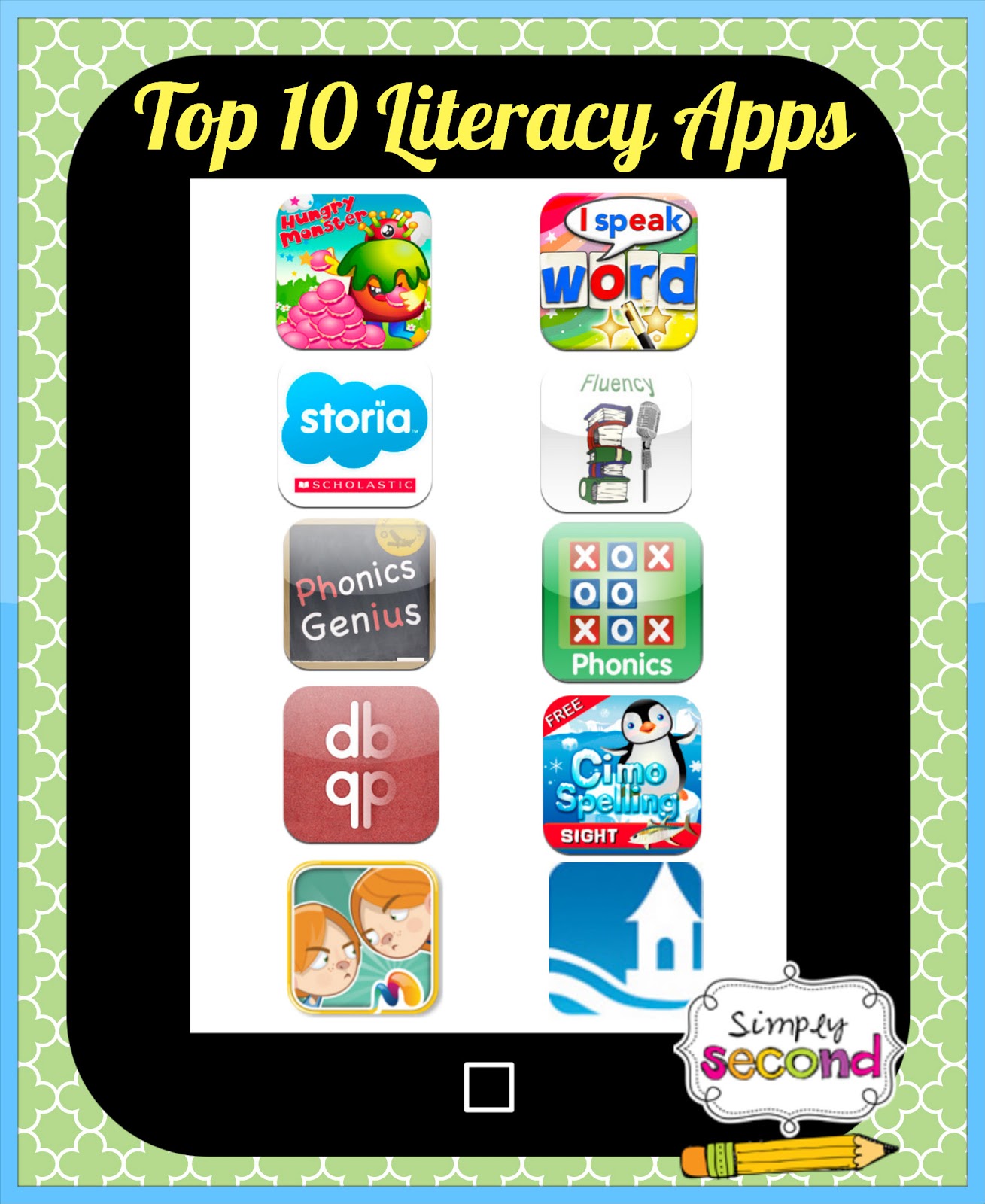 Teaching With Mrs. Hynst Top 10 Literacy Apps