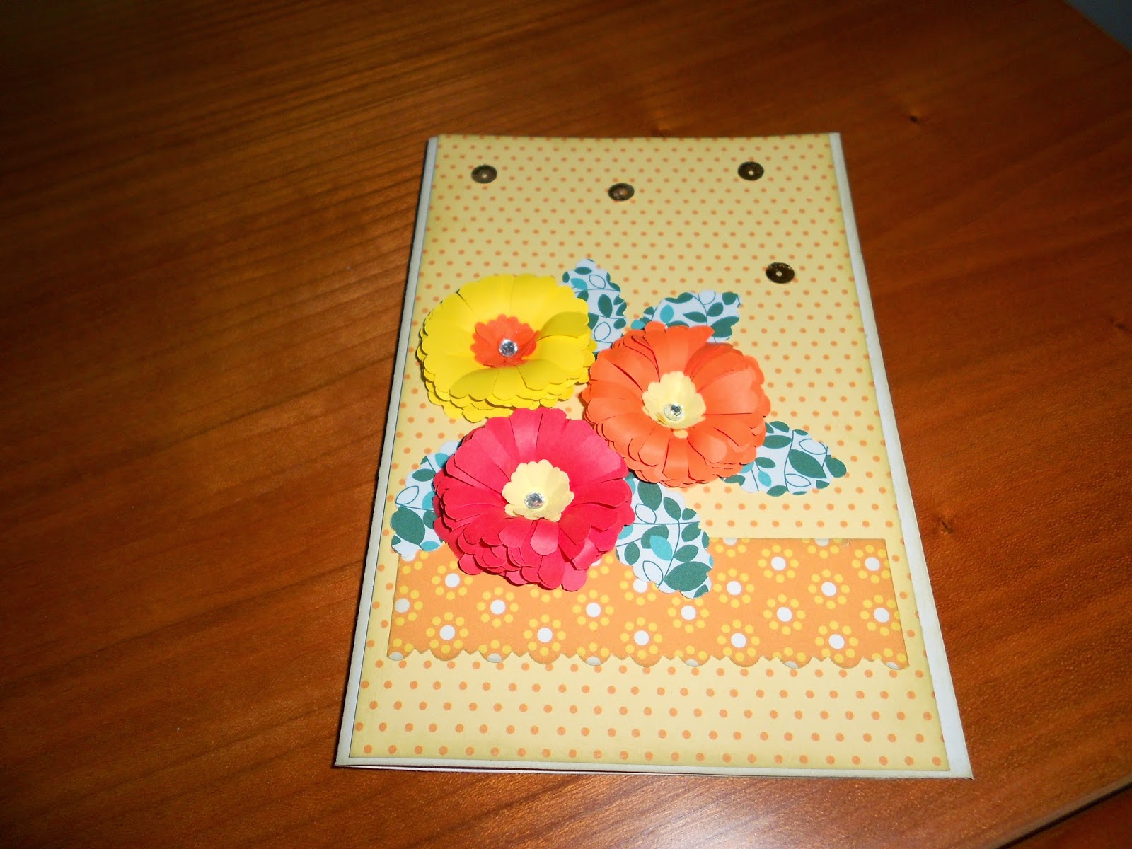My Crafty Inspiration: Tarjeta para el día de la madre