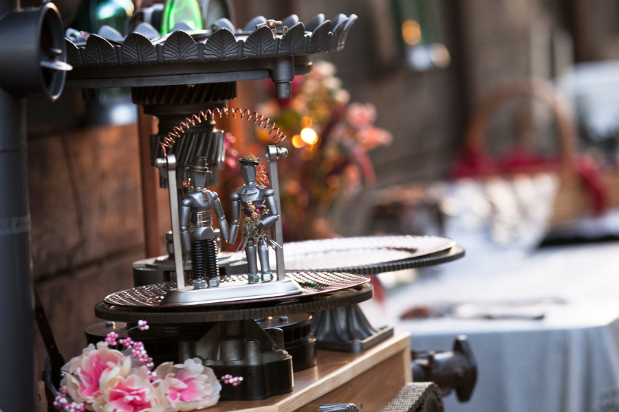 Steampunk wedding, arizona