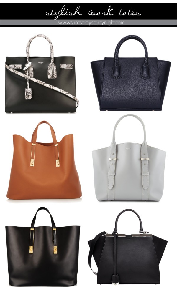 Stylish Work Totes Sunny Days & Starry Nights