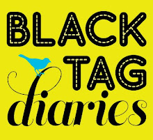 Black Tag Diaries Button