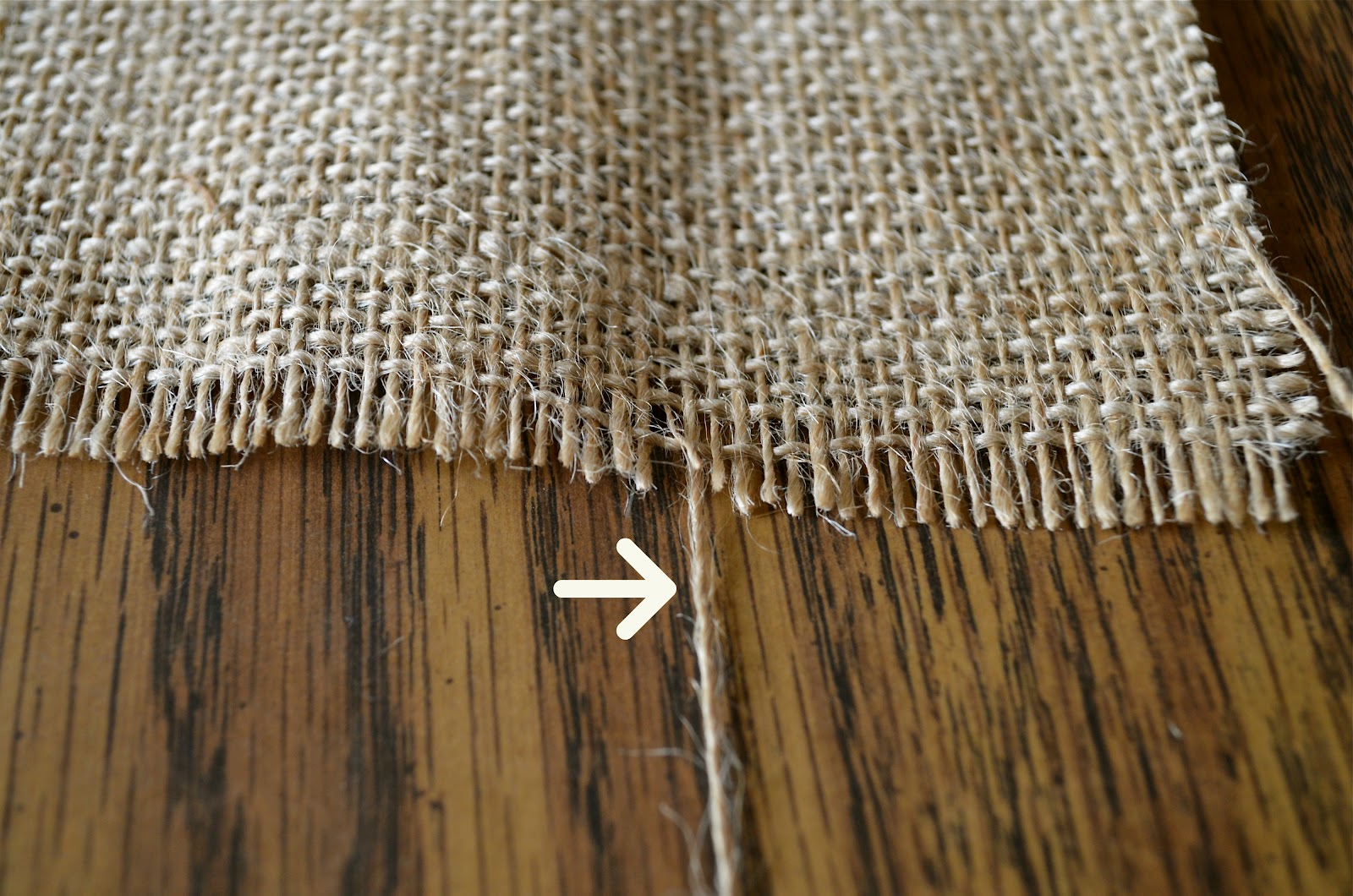 My Best Friend's Blog How to Cut Burlap