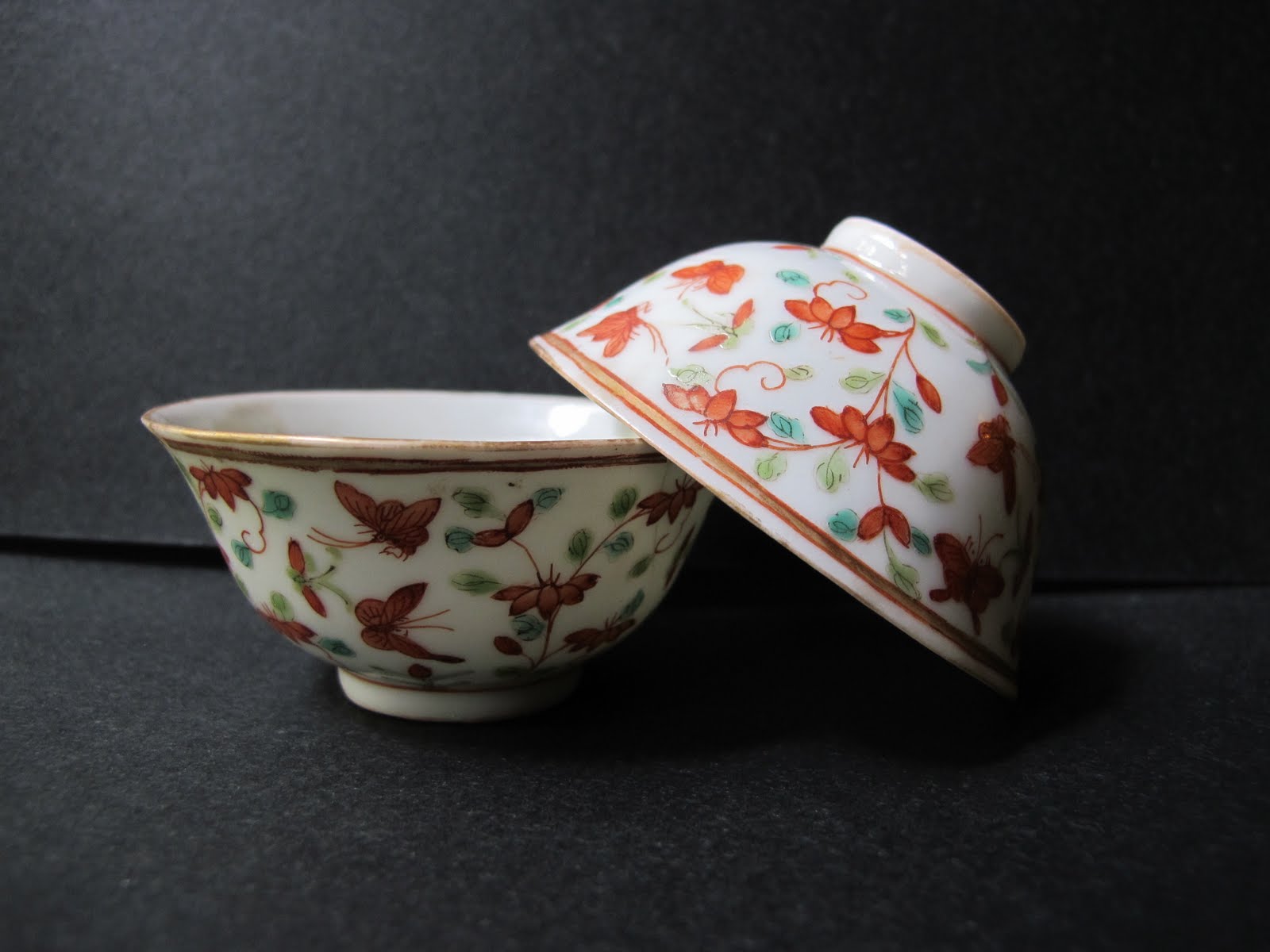 travelling teapot Straits Chinese Porcelain Teacups Pt.2