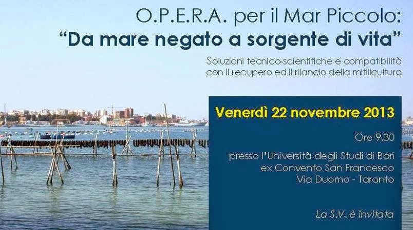 Seminario sulle tecniche di bonifica del Mar Piccolo